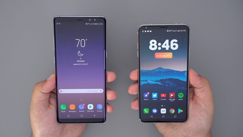 So sánh Samsung Galaxy NOTE 8 và LG V30 - Cuộc chiến 2 người hàng xóm 2
